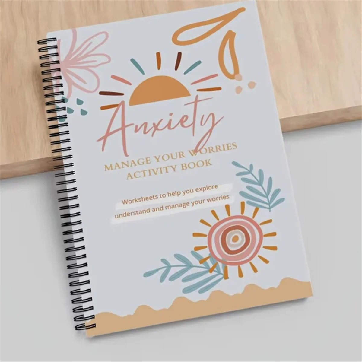Anxiety Relief Workbook – CBT Therapy Journal & Mental Health Diary